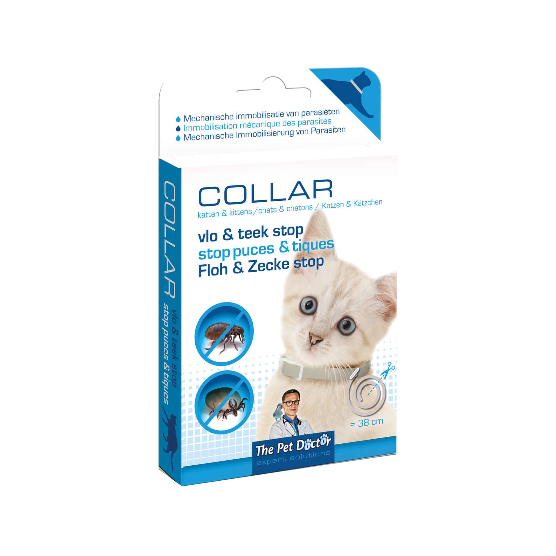 TPD Floh- und Zecken Stop Halsband - Katze von The Pet Doctor