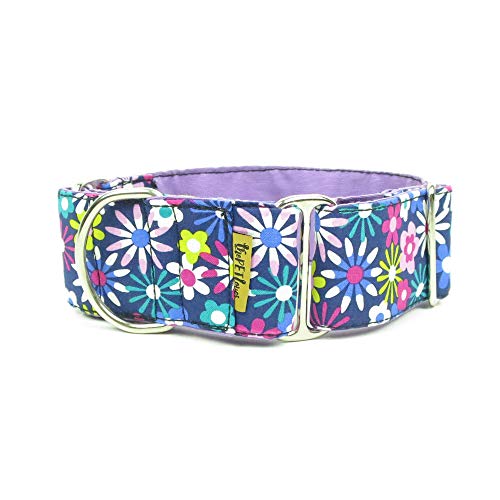 ThePetLover TPL150027 Martingale Flowers Hundehalsband L von ThePetLover