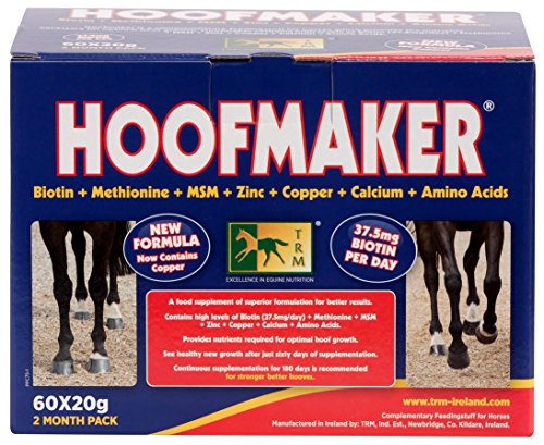 Thoroughbred Remedies TRM Hoofmaker - 60 x 20 G Sachet - Clear, Unisex, TRI0058 von Thoroughbred Remedies