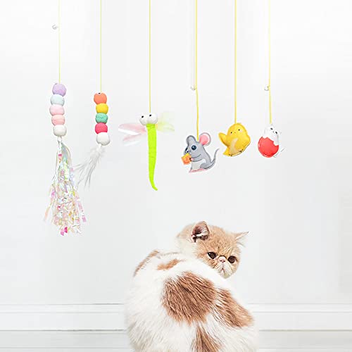 Throushine Kolibrin Verstellbares Katzenspielzeug zum Aufhängen (Kätzchen) von Throushine