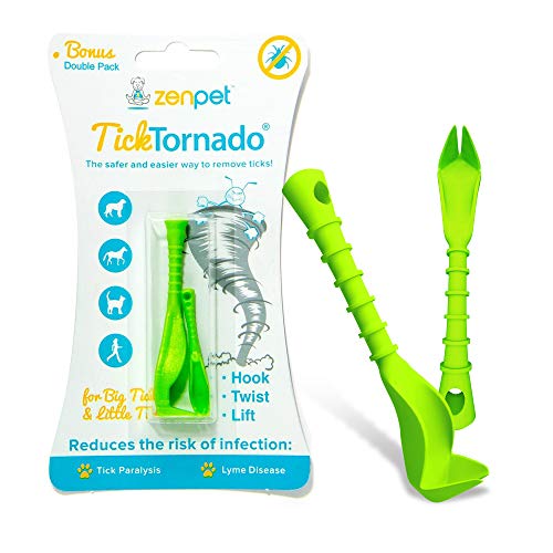 zenpet Zecken Tornado zeckenentfernungs Werkzeug, 4-(Pack) von Tick Tornado