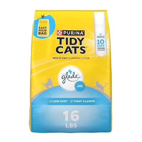 Purina Tidy Cats Katzenstreu, klumpend, klare Federn, 7,3 kg Beutel von Tidy Cats