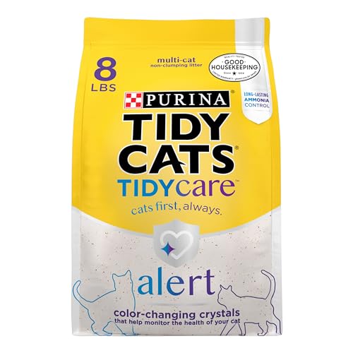 Purina Tidy Cats Tidy Pflege-Warnung, Gesundheitsüberwachung, Streu mit Kieselsteinen, 3,6 kg, Beutel von Tidy Cats