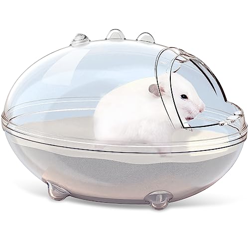 TieLishor Hamster-Badezimmer, Kleintiere, Hamster-Badewanne, Sand-Badewanne, Behälter für Badewanne (S 13,5 x 9,7 x 8,4 cm) von TieLishor