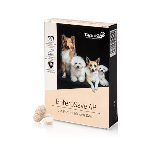 Tierarzt24 EnteroSave 4P 30 Tabletten für Hunde von Tierarzt24