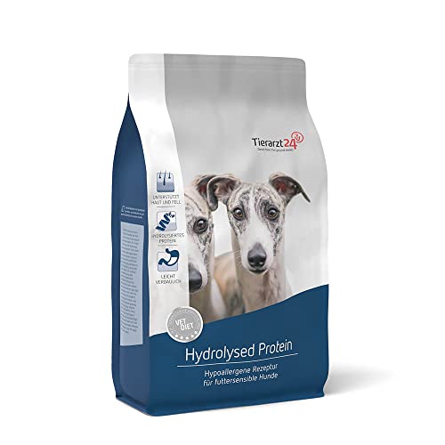 Tierarzt24 Vet Diet Hydrolysed Protein Trockenfutter für Hunde 2,5kg von Tierarzt24