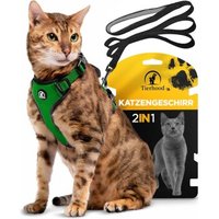 Tierhood Katzengeschirr mit Leine grün M Tierhood Katzengeschirr mit Leine grün M von Tierhood