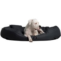 Tierlando ® ARES VISCO Polyester - Orthopädisches Hundebett schwarz 1,1 m, 25 cm, 90 cm von Tierlando