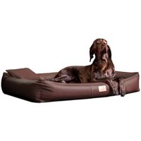 Tierlando ® CLIFFORD LATEX Orthopädische Hundematratze braun 1 m, 16 cm, 75 cm von Tierlando