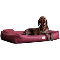 Tierlando ® CLIFFORD LATEX Orthopädische Hundematratze dunkelrot 85 cm, 16 cm, 60 cm von Tierlando