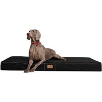 Tierlando ® HUGO Ortho Plus Orthopädische Hundematratze schwarz 1,5 m, 13 cm, 1 m von Tierlando