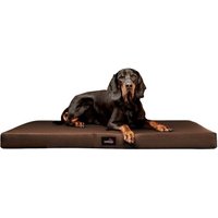 Tierlando ® Orthopädische Hundematratze ALICE EASY CLEAN Kunstleder Hundebett braun 80 cm, 9 cm, 60 cm von Tierlando