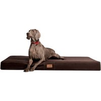 Tierlando ® HUGO Ortho Plus Orthopädische Hundematratze braun 1,2 m, 13 cm, 90 cm von Tierlando