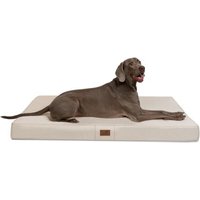 Tierlando ® HUGO Ortho Plus Orthopädische Hundematratze creme 1 m, 13 cm, 80 cm von Tierlando