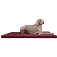 Tierlando CARLOS Ortho-Medic - Orthopädische Hundematte dunkelrot 1,2 m, 6 cm, 90 cm von Tierlando