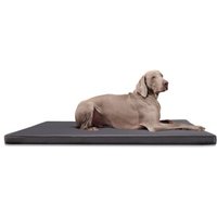 Tierlando CARLOS Ortho-Medic - Orthopädische Hundematte schwarz/ graphit 1 m, 6 cm, 80 cm von Tierlando