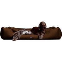 Tierlando MORITZ KOMFORT Hundebett Hundesofa M - XXXL 90 110 130 160 185 cm braun 1,1 m, 25 cm, 90 cm von Tierlando