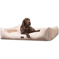 Tierlando MORITZ KOMFORT Hundebett Hundesofa M - XXXL 90 110 130 160 185 cm creme 90 cm, 22 cm, 75 cm von Tierlando