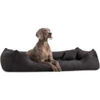 Tierlando MORITZ VIP Hundebett Hundesofa schwarz 1,1 m, 25 cm, 90 cm von Tierlando