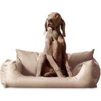 Tierlando NEMO Hundebett Hundesofa S M L Hundekorb Katzenbett 65 80 100cm beige 1 m, 25 cm, 80 cm von Tierlando