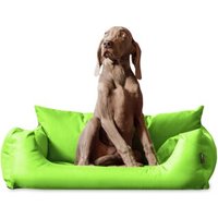 Tierlando NEMO Hundebett Hundesofa S M L Hundekorb Katzenbett 65 80 100cm kiwi 1 m, 25 cm, 80 cm von Tierlando