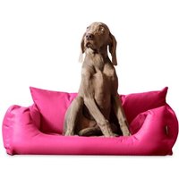 Tierlando NEMO Hundebett Hundesofa S M L Hundekorb Katzenbett 65 80 100cm pink 1 m, 25 cm, 80 cm von Tierlando