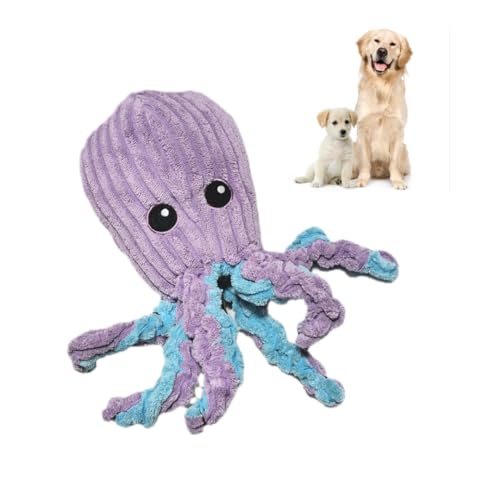 Tifa Lynn Octopus Hundespielzeug/Hundespielzeug/Welpenspielzeug/Hundespielzeug für große Hunde/Kauspielzeug/quietschendes Hundespielzeug/langlebiges Hundespielzeug/gefülltes Hundespielzeug für kleine, von Tifa Lynn