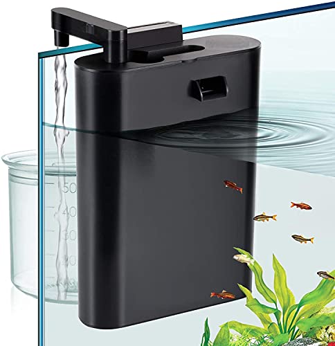 Tigerlily Enterprises 3-in-1-Aquarienfilter (227 l/h) Aquarium-Wechselmaschine, Sauerstoffbelüfter mit Wasserschlauch und Schwammfilterplatte Kartusche für kalte und tropische Aquarien bis zu 60 l von Tigerlily Enterprises Ltd