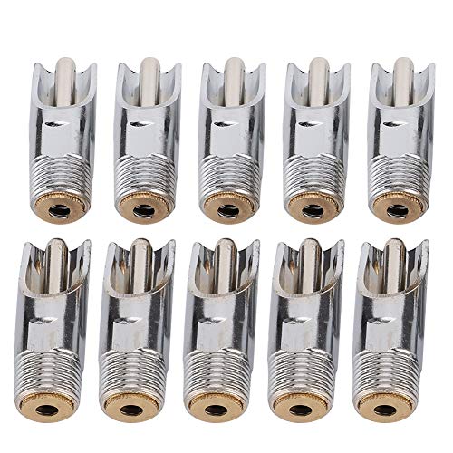 Automatischer Schweine Nippel, 10pcs Edelstahl Bewässerungssauger Automatische Trinker Schweinetränke Geflügel Trinknippel Schweinenippeltränke Sauen Ferkel Trinken Schweinen Wassertränke Kleintiere von Tiiyee