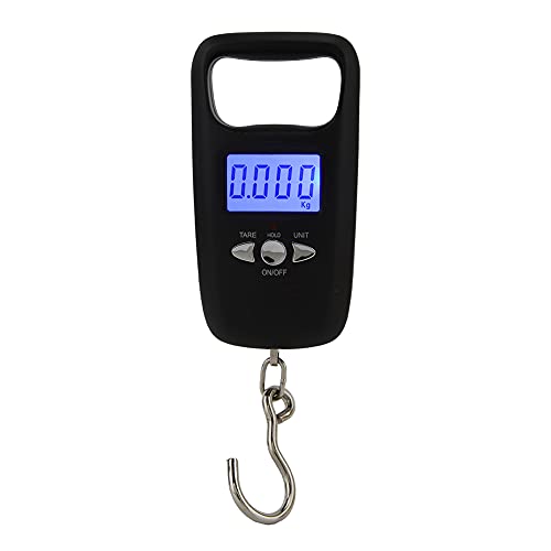 Tiiyee Digitale Hängewaage, Fishing Scale mit hintergrundbeleuchtetem LCD Display Digitale Küchenwaage Gepäckwaage Hängewaage mit Haken zum Reisen für die Angeln Fahrräder Baby Geschenk Familienleben von Tiiyee