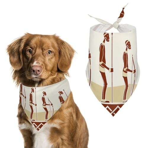 Hund Bandanas Afrikanische Menschen Hundeschal Latztuch Für Haustiere Large: 70 * 30 cm von Tilivyx