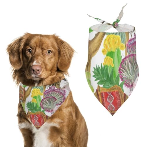 Hund Bandanas Alpaka Und Kaktus Hundeschal Latztuch Für Haustiere Large: 70 * 30 cm von Tilivyx