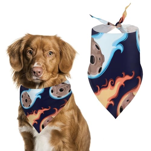 Hund Bandanas Bälle Muster Hundeschal Latztuch Für Haustiere Large: 70 * 30 cm von Tilivyx