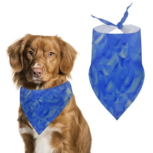 Hund Bandanas Blau Hundeschal Latztuch Für Haustiere Large: 70 * 30 cm von Tilivyx