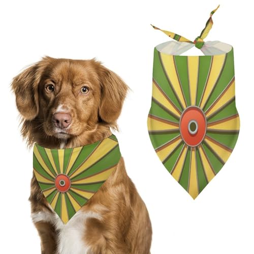 Hund Bandanas Dartscheibe Hundeschal Latztuch Für Haustiere Large: 70 * 30 cm von Tilivyx