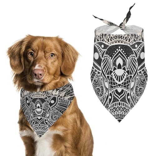 Hund Bandanas Elefant Hundeschal Latztuch Für Haustiere Large: 70 * 30 cm von Tilivyx