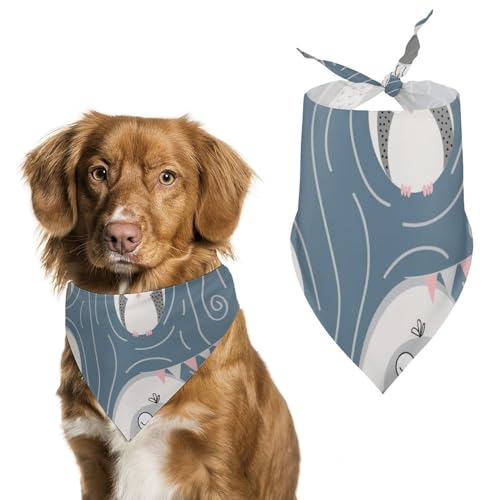 Hund Bandanas Eulen Muster Vögel Hundeschal Latztuch Für Haustiere Large: 70 * 30 cm von Tilivyx