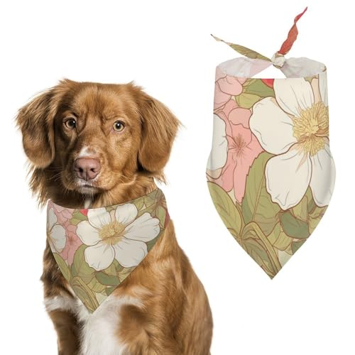 Hund Bandanas Flamingo Vögel Strand Blauer Himmel Hundeschal Latztuch Für Haustiere Large: 70 * 30 cm von Tilivyx