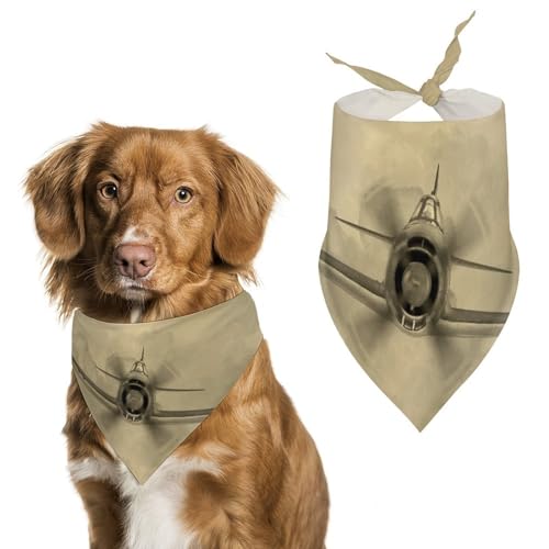 Hund Bandanas Flugzeug Hundeschal Latztuch Für Haustiere Large: 70 * 30 cm von Tilivyx