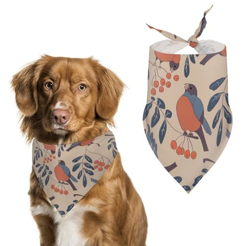 Hund Bandanas Gimpel Vogel Hundeschal Latztuch Für Haustiere Large: 70 * 30 cm von Tilivyx