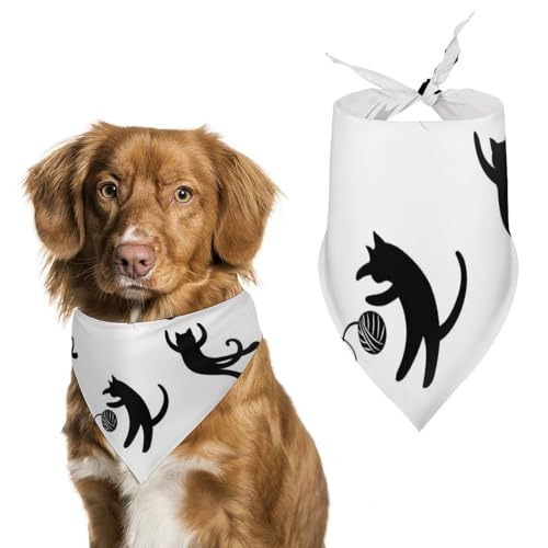 Hund Bandanas Katzen Kätzchen Muster Hundeschal Latztuch Für Haustiere Large: 70 * 30 cm von Tilivyx