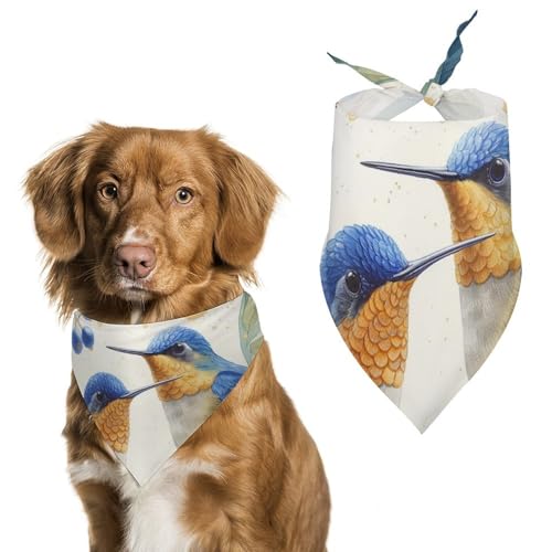 Hund Bandanas Kolibris Hundeschal Latztuch Für Haustiere Large: 70 * 30 cm von Tilivyx