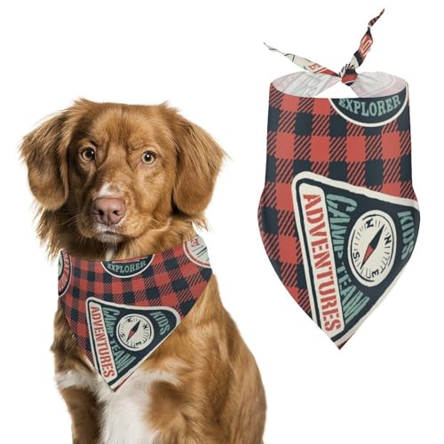 Hund Bandanas Muster Hundeschal Latztuch Für Haustiere Large: 70 * 30 cm von Tilivyx