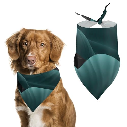 Hund Bandanas Palmenblätter Hundeschal Latztuch Für Haustiere Large: 70 * 30 cm von Tilivyx