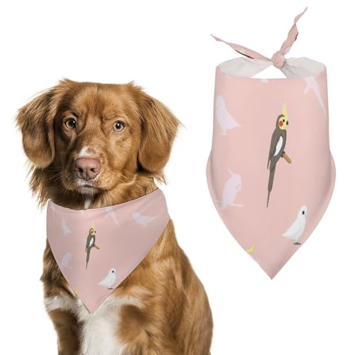 Hund Bandanas Papageien Vögel Muster Hundeschal Latztuch Für Haustiere Large: 70 * 30 cm von Tilivyx