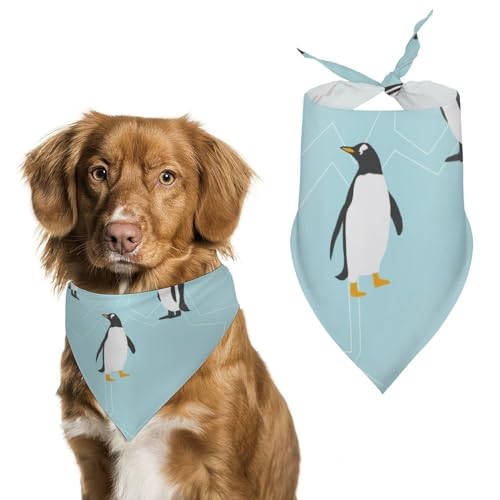 Hund Bandanas Pinguin Vögel Hundeschal Latztuch Für Haustiere Large: 70 * 30 cm von Tilivyx