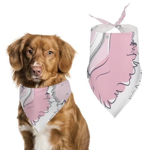 Hund Bandanas Schwan Vogel Hundeschal Latztuch Für Haustiere Large: 70 * 30 cm von Tilivyx