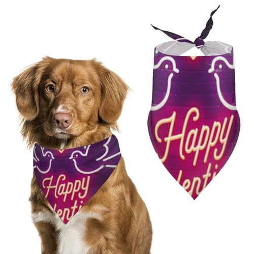 Hund Bandanas Vögel Hundeschal Latztuch Für Haustiere Large: 70 * 30 cm von Tilivyx