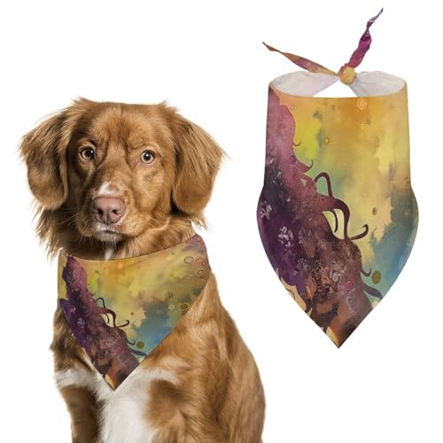 Hund Bandanas Wunderschöne Meerjungfrau Hundeschal Latztuch Für Haustiere Large: 70 * 30 cm von Tilivyx