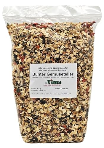 ®Tima Bunter Gemüseteller 1 kg für Zwergkaninchen von Tima